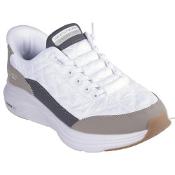 маратонки,мъжки,маратонки,skechers,vapor,foam,trainers,white,mesh,duraleather,taupe,trim,(white)