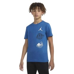 тениска,детски,тениски,jordan,air,globe,short,sleeve,t,shirt,blue,(blue)