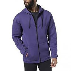 блуза,мъжки,пуловери,reebok,wor,full,zip,sweatshirt,purple