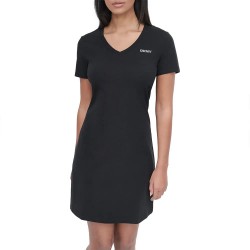 рокля,дамски,поли,и,рокли,dkny,mini,stud,logo,short,sleeve,dress,black