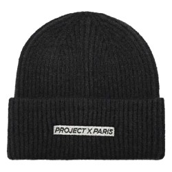 шапка,всички,шапки,project,x,paris,logo,beanie,black,(black)