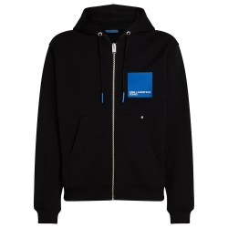 блуза,мъжки,пуловери,karl,lagerfeld,reg,box,logo,full,zip,sweatshirt,black