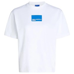 тениска,дамски,тениски,karl,lagerfeld,reg,box,logo,short,sleeve,t,shirt,white