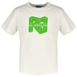 тениска,мъжки,тениски,karl,lagerfeld,reg,cube,logo,short,sleeve,t,shirt,white
