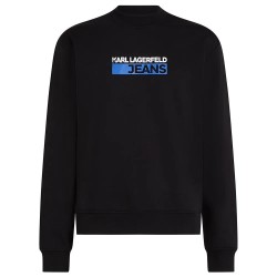 блуза,мъжки,пуловери,karl,lagerfeld,jeans,regular,logo,sweatshirt,black,(black)