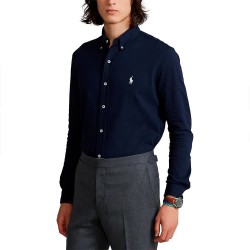блуза,с,яка,мъжки,ризи,polo,ralph,lauren,710654408,long,sleeve,shirt,blue,(aviator,navy)