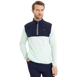 блуза,мъжки,пуловери,calvin,klein,golf,atlantic,hybrid,half,zip,sweatshirt,light,jade,(blue)