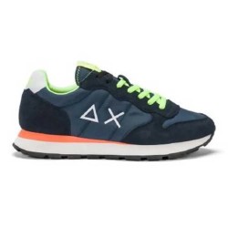 маратонки,мъжки,маратонки,sun68,tom,fluor,trainers,navy,blue,(blue)