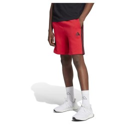 поларени,къси,панталони,мъжки,панталони,adidas,essentials,3,stripes,fleece,shorts,pure,ruby,black,(red)