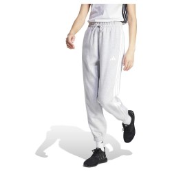 анцуг,дамски,панталони,adidas,essentials,3,stripes,fleece,loose,fit,joggers,grey,(light,grey,heather,white)