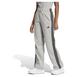 анцуг,дамски,панталони,adidas,essentials,3,stripes,open,hem,fleece,joggers,grey,(medium,grey,heather,black)