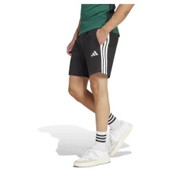 къси,панталони,мъжки,панталони,adidas,essentials,3,stripes,single,jersey,7´´,shorts,black,white,(black)