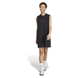 рокля,дамски,поли,и,рокли,adidas,essentials,3,stripes,print,sleeveless,short,dress,black,(black)