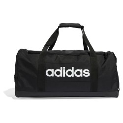 сак,сакове,adidas,linear,medium,39l,duffle,bag,black,black,white,(black)