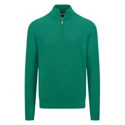 блуза,мъжки,пуловери,fynch,hatton,1414222,full,zip,sweater,grass,green,(green)