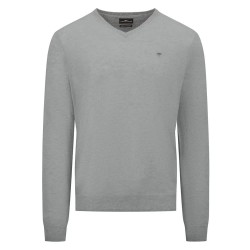 блуза,мъжки,пуловери,fynch,hatton,1414801,v,neck,sweater,silver,(grey)