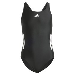 бански,костюм,детски,бански,костюми,adidas,3,stripes,c,back,swimsuit,black,white,(black)
