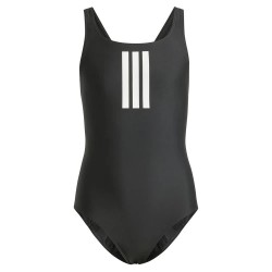бански,костюм,детски,бански,костюми,adidas,3,stripes,swimsuit,black,white,(black)