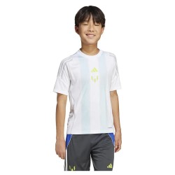 тениска,детски,тениски,adidas,messi,training,short,sleeve,t,shirt,white,(white,almost,blue)