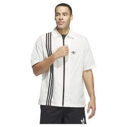 риза,с,къс,ръкав,мъжки,ризи,adidas,originals,3,stripes,shooting,short,sleeve,shirt,white
