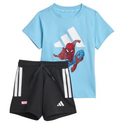 детски,екипи,детски,облекла,за,момчета,adidas,x,marvel,spiderman,tee,set,blue