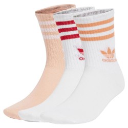 чорапи,мъжки,чорапи,adidas,originals,mid,cut,crew,socks,3,units,white,glow,pink,white,(white,pink)