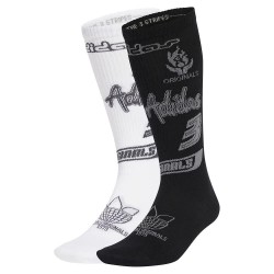 чорапи,мъжки,чорапи,adidas,originals,sponsors,high,crew,socks,2,units,white,black,(black,grey,three,white)