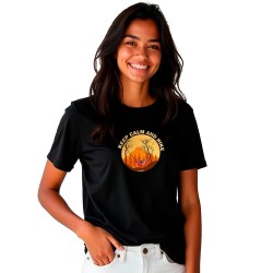 Тениска Kruskis Calm And Hike short sleeve T-shirt - Black (Black) тениска,дамски,тениски,kruskis,calm,and,hike,short,sleeve,t,shirt,black,(black)