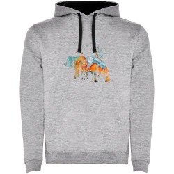 суичър,мъжки,пуловери,kruskis,compass,bear,hoodie,heather,grey,black,(grey)