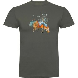 тениска,мъжки,тениски,kruskis,compass,bear,short,sleeve,t,shirt,dark,army,green,(green)