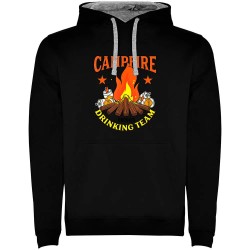 суичър,мъжки,пуловери,kruskis,drinking,team,hoodie,black,grey,(black)