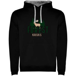 суичър,мъжки,пуловери,kruskis,deer,hoodie,black,grey,(black)