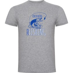 тениска,мъжки,тениски,kruskis,life,is,better,fishing,short,sleeve,t,shirt,heather,grey,(grey)