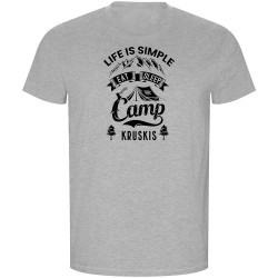 тениска,мъжки,тениски,kruskis,life,is,simple,eco,short,sleeve,t,shirt,grey,(heather,grey)