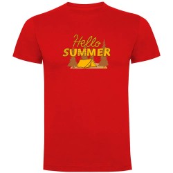 тениска,мъжки,тениски,kruskis,hello,summer,short,sleeve,t,shirt,red