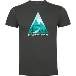 тениска,мъжки,тениски,kruskis,hiking,season,short,sleeve,t,shirt,dark,grey,(grey)