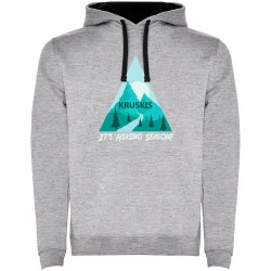 суичър,мъжки,пуловери,kruskis,hiking,season,hoodie,heather,grey,black,(grey)