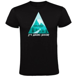 тениска,мъжки,тениски,kruskis,hiking,season,short,sleeve,t,shirt,black