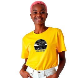 Тениска Kruskis Logo Lake short sleeve T-shirt - Yellow (Yellow) тениска,дамски,тениски,kruskis,logo,lake,short,sleeve,t,shirt,yellow,(yellow)