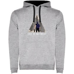 суичър,мъжки,пуловери,kruskis,lost,hoodie,heather,grey,black,(grey)