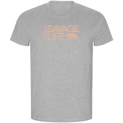 тениска,мъжки,тениски,kruskis,savage,life,eco,short,sleeve,t,shirt,heather,grey,(grey)