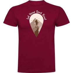 тениска,мъжки,тениски,kruskis,soul,free,short,sleeve,t,shirt,dark,red,(red)