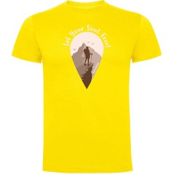 тениска,мъжки,тениски,kruskis,soul,free,short,sleeve,t,shirt,yellow