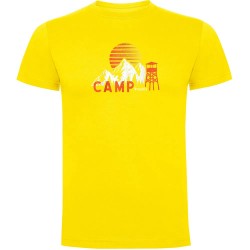 тениска,мъжки,тениски,kruskis,sunset,camp,short,sleeve,t,shirt,yellow