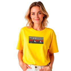 Тениска Kruskis Tennessee short sleeve T-shirt - Yellow (Yellow) тениска,дамски,тениски,kruskis,tennessee,short,sleeve,t,shirt,yellow,(yellow)