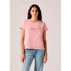 тениска,дамски,тениски,levi´s,®,graphic,boxy,short,sleeve,t,shirt,satin,script,blush,(pink)