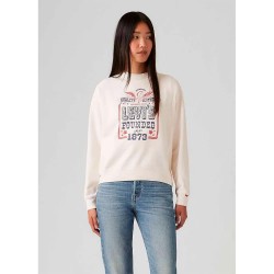 блуза,дамски,блузи,levi´s,®,graphic,heritage,sweatshirt,beige,(levi´s,founded,in,18)