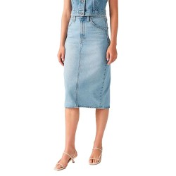 пола,дамски,поли,и,рокли,levi´s,®,hr,back,slit,denim,skirt,riveting,clean,hem,(blue)