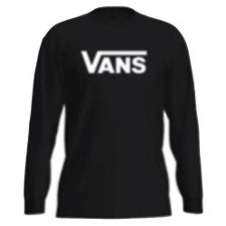 тениска,детски,тениски,vans,classic,long,sleeve,t,shirt,black,(black)