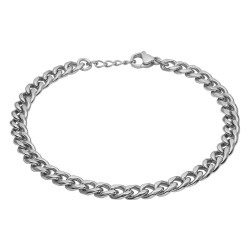 бижутерия,captena,panzer,5,mm,stainless,steel,du20017,bracelet,silver